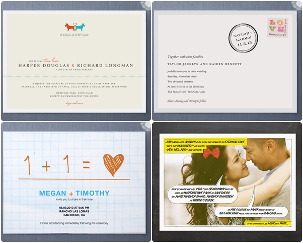 ตัวอย่างการ์ดแต่งงาน