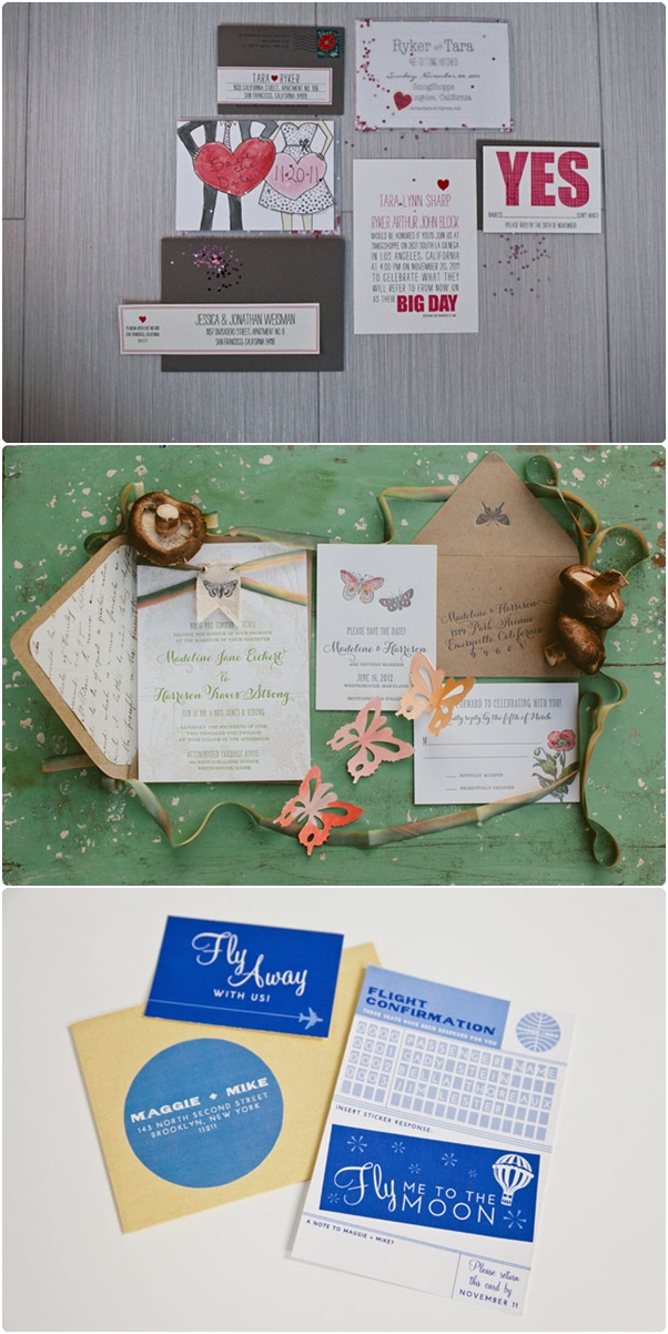 ตัวอย่างการ์ดแต่งงาน