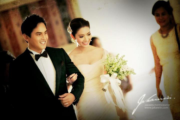 ภาพฉลองงานแต่งแอฟ สงกรานต์