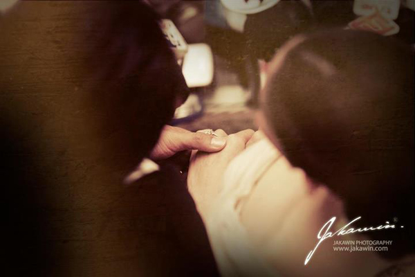 ภาพฉลองงานแต่งแอฟ สงกรานต์