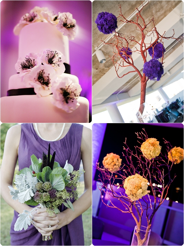 ธีมงานแต่งงานสีม่วง