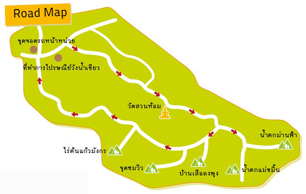เส้นทางจักรยาน วังน้ำเขียว