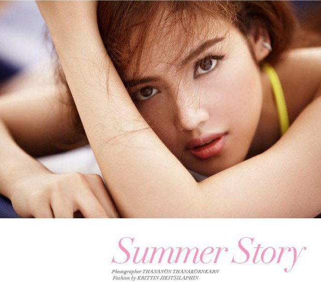 จอย ชลธิชา ขุดว่ายน้ำ in magazine