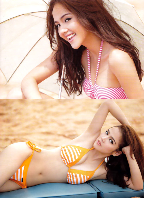 จอย ชลธิชา ขุดว่ายน้ำ in magazine