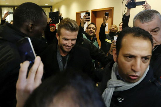 เดวิด เบ็คแฮม เปิดตัวกับ ปารีส แซงต์ แชร์กแมง