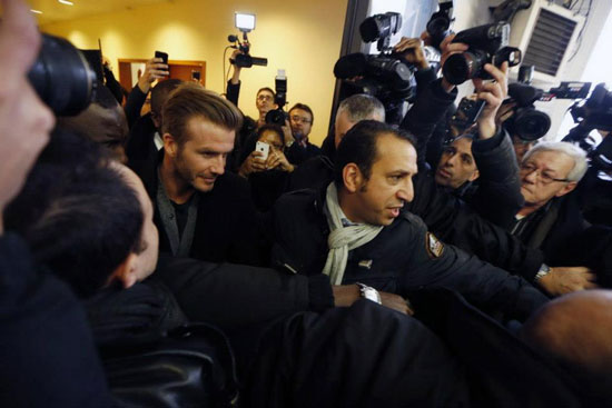 เดวิด เบ็คแฮม เปิดตัวกับ ปารีส แซงต์ แชร์กแมง