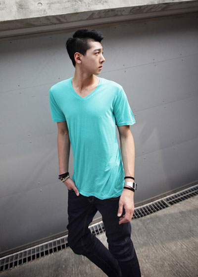 เสื้อยืดแฟชั่นเกาหลี