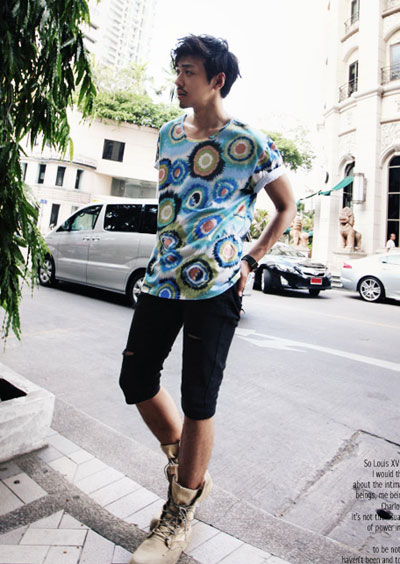 เสื้อยืดแฟชั่นเกาหลี