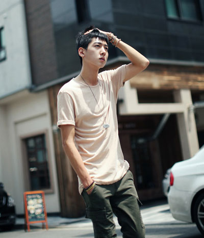 เสื้อยืดแฟชั่นเกาหลี