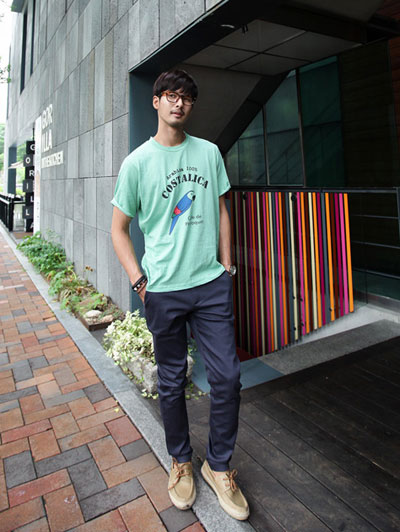 เสื้อยืดแฟชั่นเกาหลี