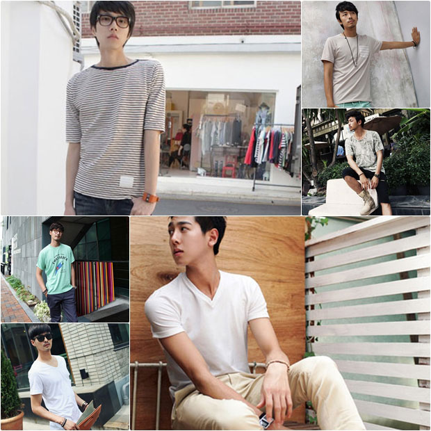 เสื้อยืดแฟชั่นเกาหลี