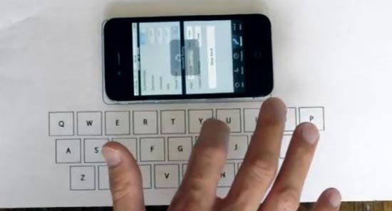 Vibrative Virtual Keyboard