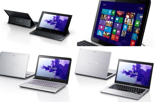  โซนี่ เปิดตัวไวโอ้โน้ตบุ๊คจอสัมผัส 4 รุ่นใหม่ พร้อม Windows 8
