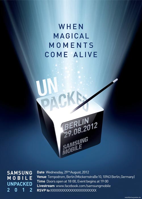  Samsung เตรียมเปิดตัว Galaxy Note รุ่นใหม่ 29 ส.ค. นี้