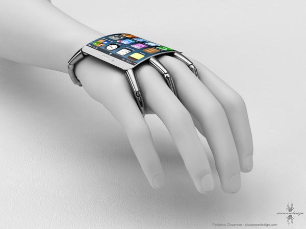 งานดีไซน์ต้นแบบ iPhone สไตล์แมงมุมเกาะมือ