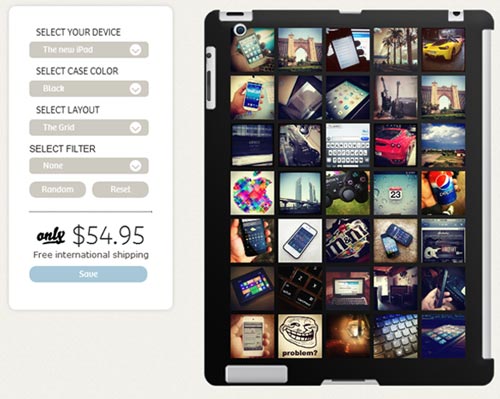Casetagram เคสไอแพดภาพอินสตาแกรมจากฝีมือคุณเอง