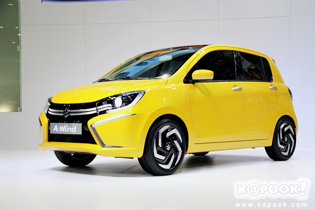 Suzuki A:Wind คอนเซ็ปต์อีโคคาร์รุ่นใหม่ เตรียมผลิตต้นปี 2557