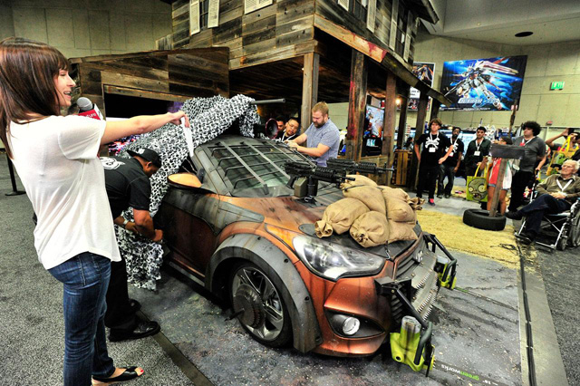 Hyundai Veloster Zombie Survival Machine