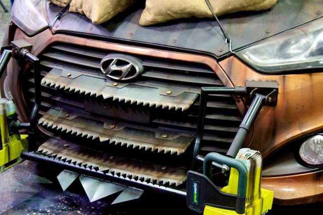 Hyundai Veloster Zombie Survival Machine