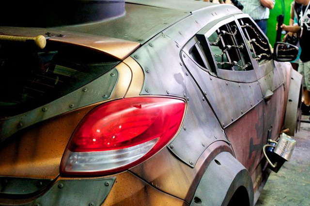 Hyundai Veloster Zombie Survival Machine