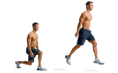 Jump Lunges Jump Lunges