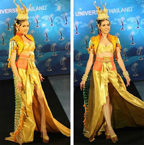 นาฏยมาลี ชุดประจําชาติไทย 2013