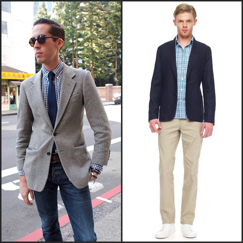 เชิ้ตกับเสื้อนอกที่แปลกใหม่ 