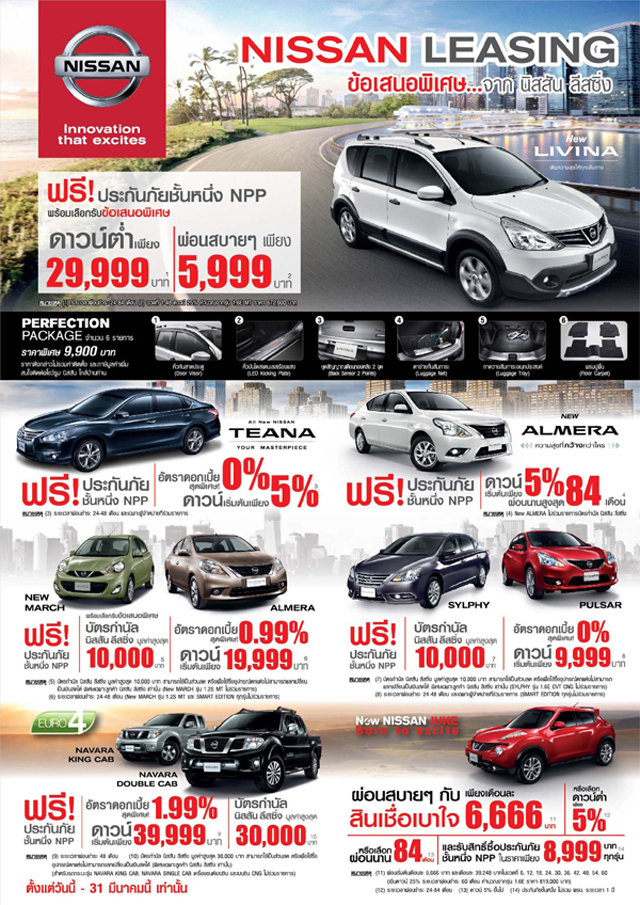 โปรโมชั่น มอเตอร์โชว์ นิสสัน