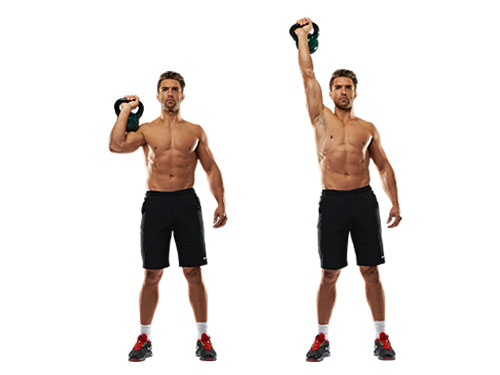 Kettlebell Single-Arm Press Kettlebell Single-Arm Press