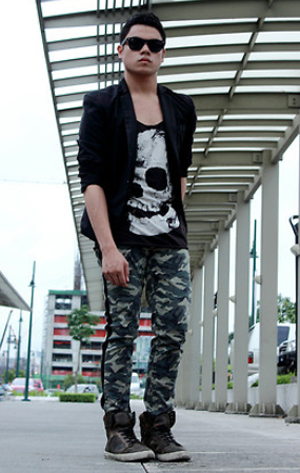 กางเกงพิมพ์ลาย