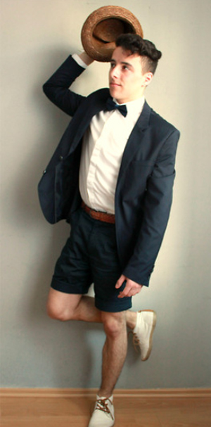 เสื้อสูทกับกางเกงขาสั้น