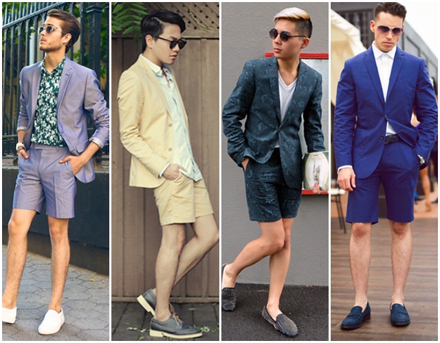 เสื้อสูทกับกางเกงขาสั้น