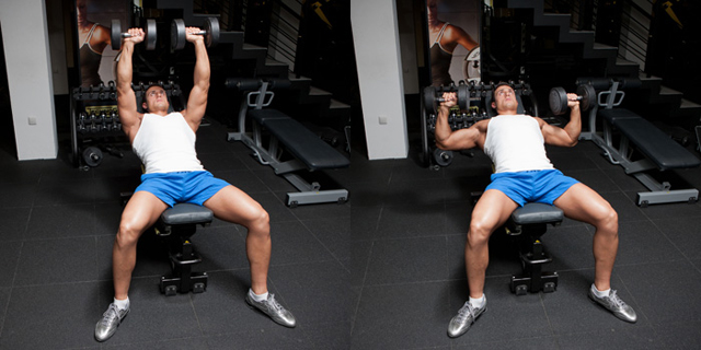 Incline bench press