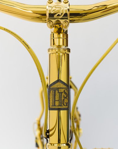 Solid Gold Mountain Bike