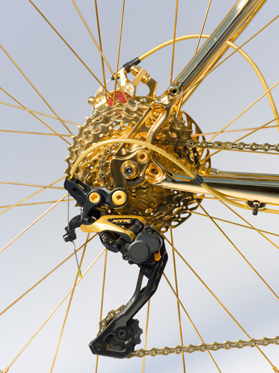 Solid Gold Mountain Bike