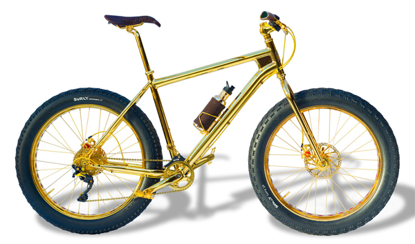 Solid Gold Mountain Bike