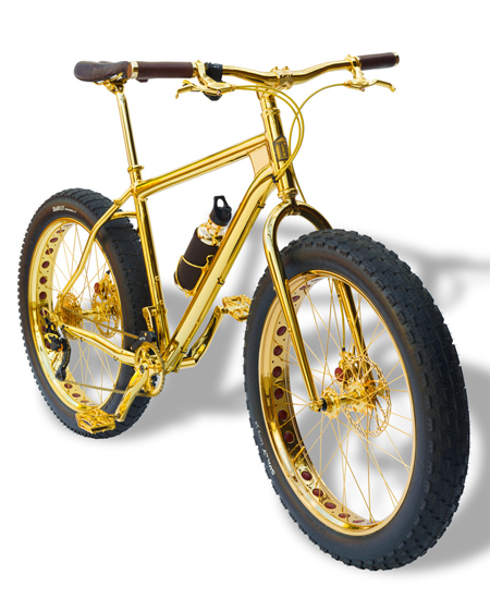 Solid Gold Mountain Bike