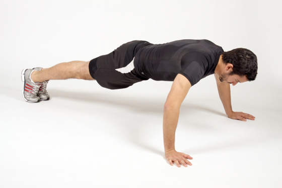 Wide press-up