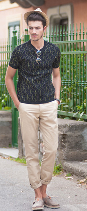 วิธีพับแขนเสื้อและขากางเกง
