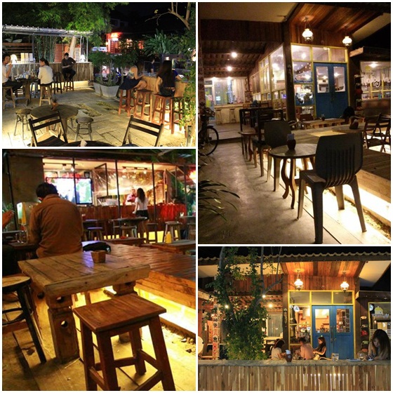 Coffee Bar after Sunset