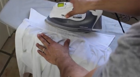 วิธีรีดเสื้อเชิ้ตผู้ชาย