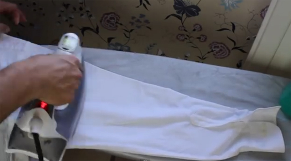 วิธีรีดเสื้อเชิ้ตผู้ชาย