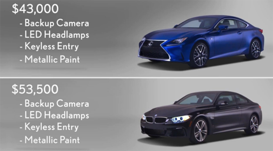 Lexus, bmw