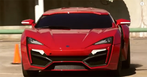 รถที่ใช้ใน fast 7