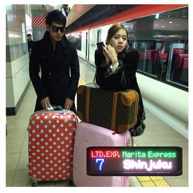 นิวเคลียร์-เพชรจ้า ควงคู่ลั้นล้า ตะลุยกิน เที่ยว ช้อป แดนญี่ปุ่น