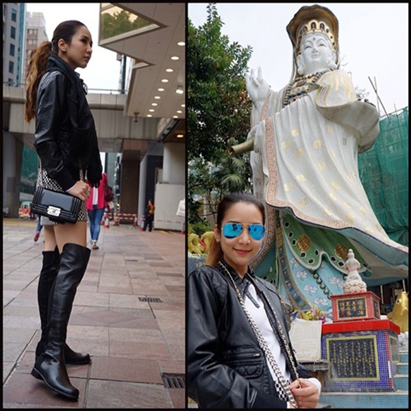 จั๊กจั่น อคัมย์สิริ พักชุดว่ายน้ำ บินลั้นลาฮ่องกง แฮปปี้สุด ๆ