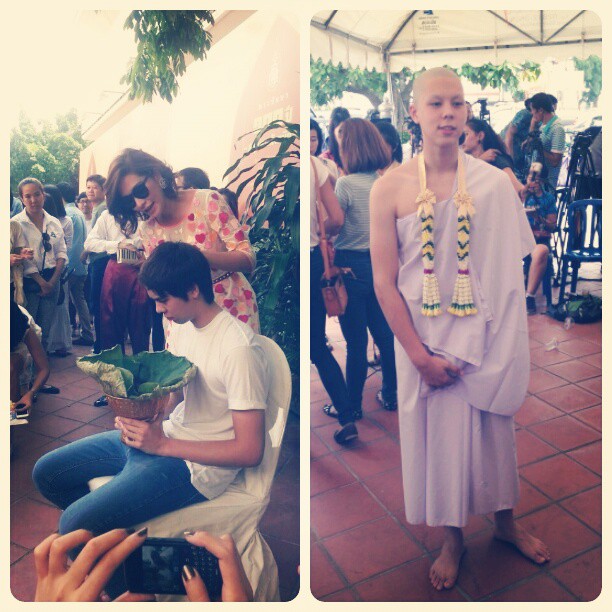 งานบวช พีช พชร เข้าพิธีอุปสมบท ได้รับฉายา พชฺชโร