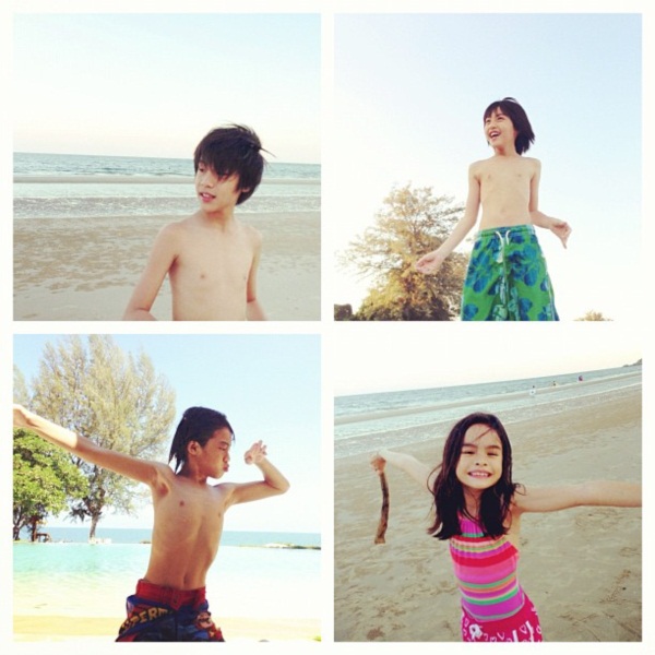 สุดแฮปปี้ เจ-ปิ่น ควงลูกเที่ยวแบบยกครอบครัว