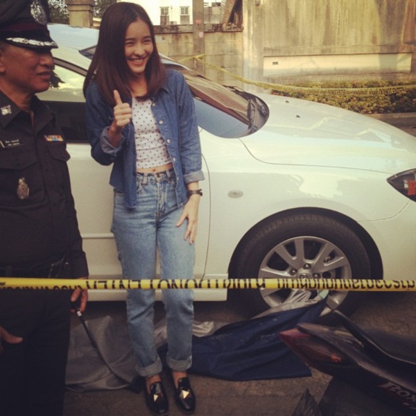 ออม สุชาร์ โล่งใจ แห่ทำบุญสะเดาะเคราะห์ หลังได้รถคืน