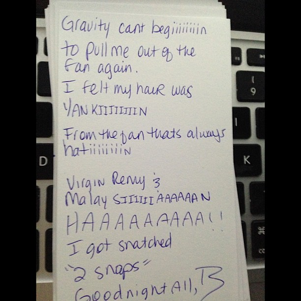 เนื้อเพลงใหม่เกี่ยวกับผมติดพัดลม บียอนเซ่